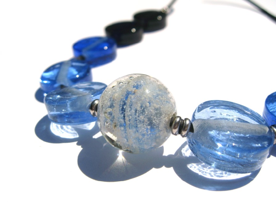 Ketting blauw versie met bal